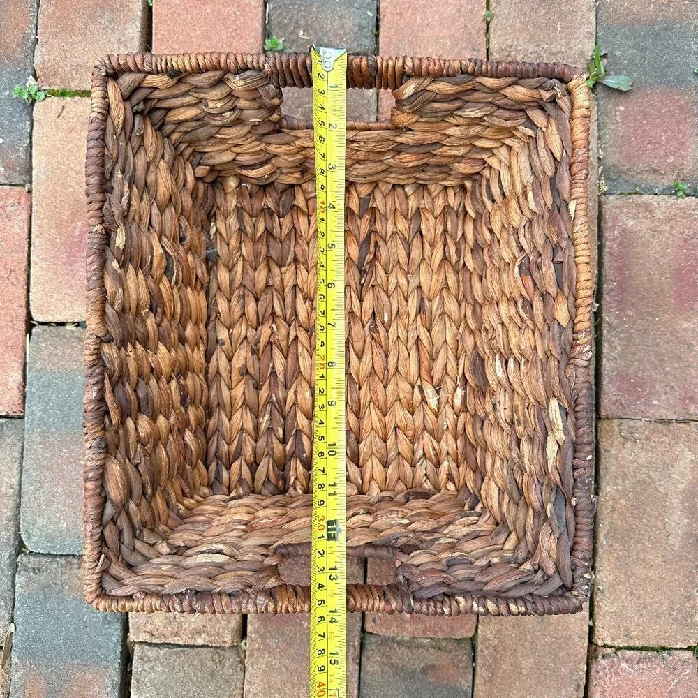 Woven Hyacinth Storage Basket